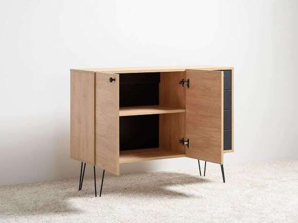 Брюс комод 16.233 Battle rock FSC Santiago / Черный