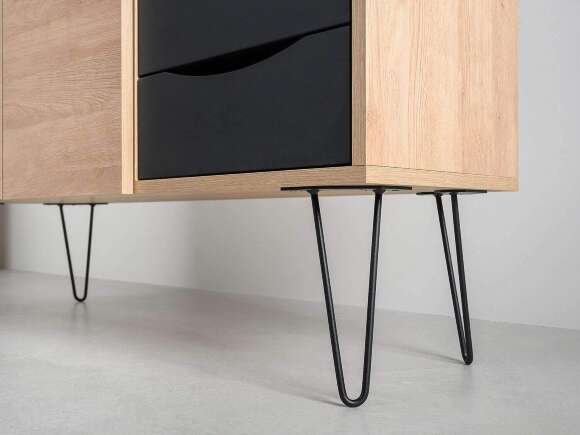 Брюс комод 16.233 Battle rock FSC Santiago / Черный