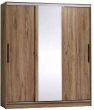 Шкаф-купе Strike 1800 с зеркалом Глазов-мебель (Дуб табачный Craft)