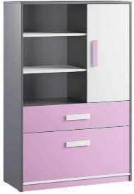 Шкаф книжный Кэнди КШ-2 (Домани) Лаванда Шкаф книжный Кэнди КШ-2 (Домани) Лаванда
