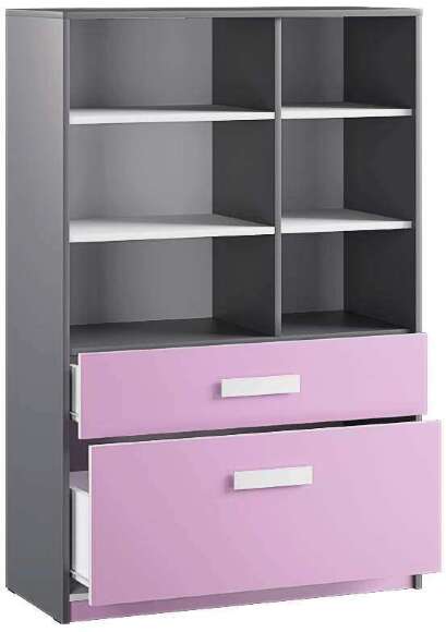 Шкаф книжный Кэнди КШ-2 (Домани) Лаванда Шкаф книжный Кэнди КШ-2 (Домани) Лаванда