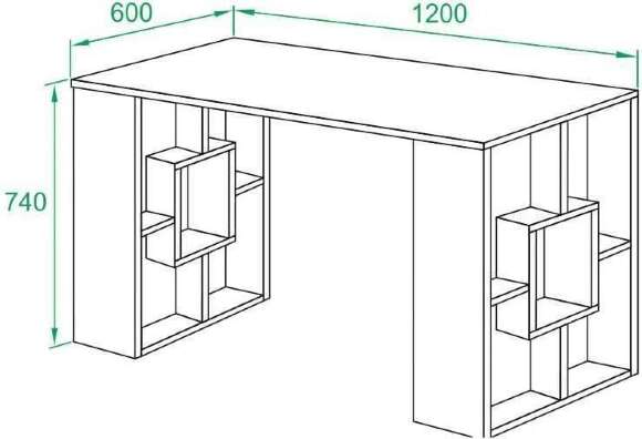 Письменный стол СПМ-15 Бетон