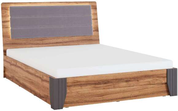 Кровать с подсветкой (с подъемным механизмом) 140х200 Моника 1.1 Алисия