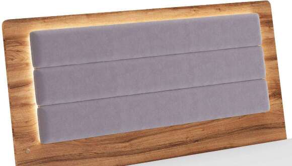 Кровать с подсветкой (с подъемным механизмом) 140х200 Моника 1.1 Алисия