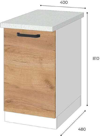 Нижний шкаф Варя 4Н со столешницей