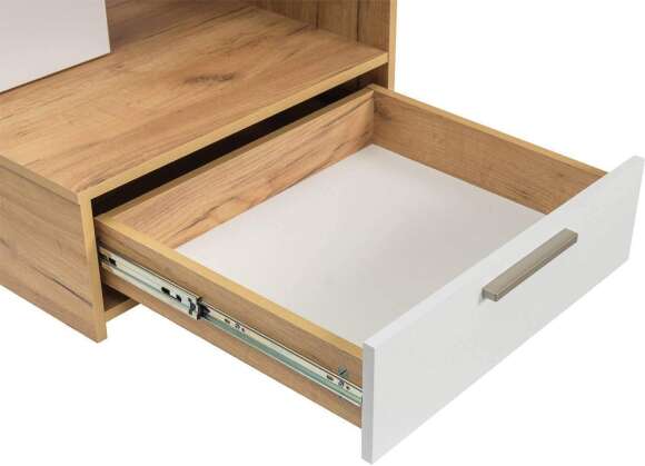 Стол письменный Лайт 03.243 Н, Дуб золотой, Белый Стол письменный Лайт 03.243 Н, Дуб золотой, Белый