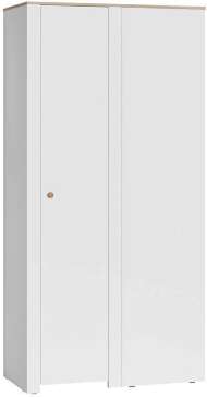 Шкаф угловой Джастин 13.229, Белый шагрень