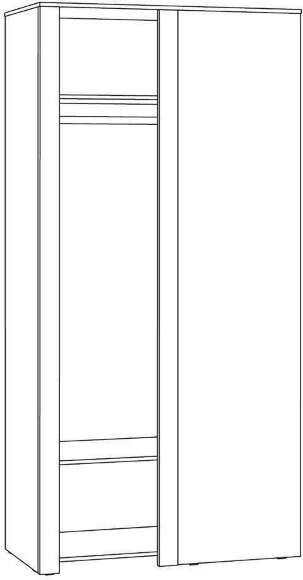 Шкаф угловой Джастин 13.229, Белый шагрень Шкаф угловой Джастин 13.229, Белый шагрень