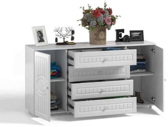 Гостиная Монако-6 белое дерево