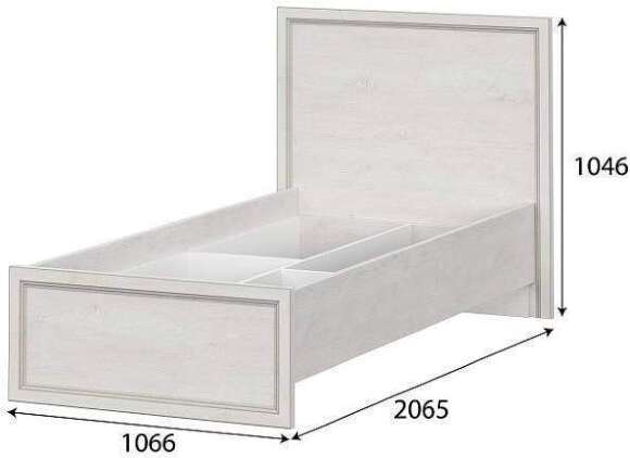 Кровать с основанием 90х200 Александрия Кровать с основанием 90х200 Александрия