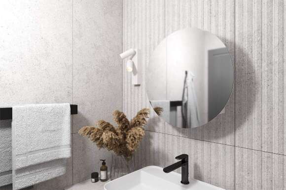 Шкаф зеркальный 16.312.01, Белый Шкаф зеркальный 16.312.01, Белый