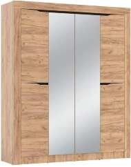 90.01 шкаф для одежды Флорида Дуб золотой / Венге