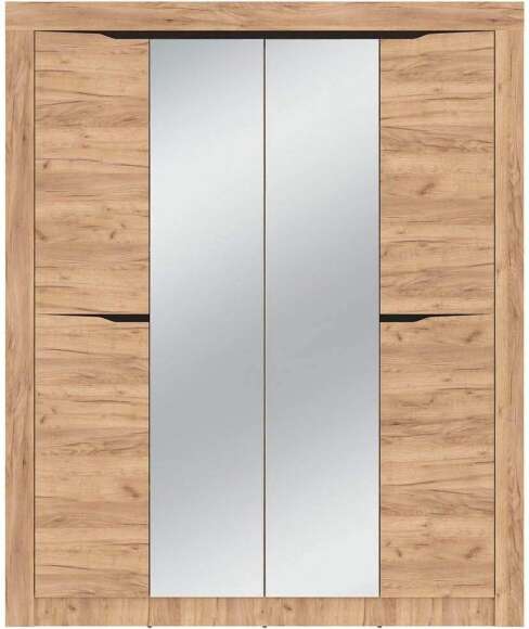 90.01 шкаф для одежды Флорида Дуб золотой / Венге