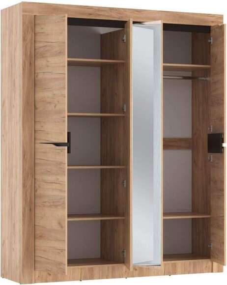 90.01 шкаф для одежды Флорида Дуб золотой / Венге