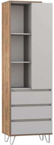 Шкаф комбинированный 58.03 Гавана Кейптаун / Серый Шкаф комбинированный 58.03 Гавана Кейптаун / Серый