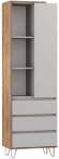 Шкаф комбинированный 58.03 Гавана Кейптаун / Серый Шкаф комбинированный 58.03 Гавана Кейптаун / Серый