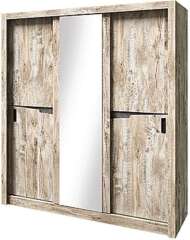 Шкаф-купе 2.0 Ривьера, Дуб Юкон, Бетон темный