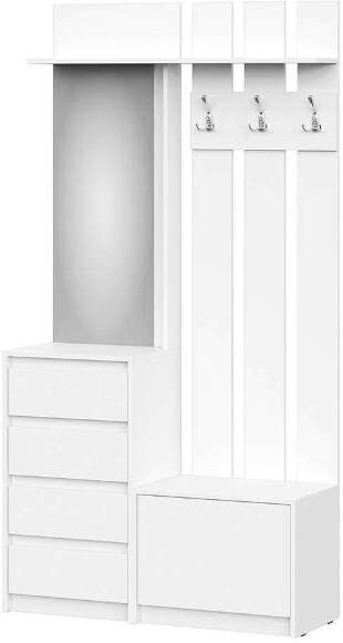 Прихожая Айден ВШ06-1100 Белый Прихожая Айден ВШ06-1100 Белый