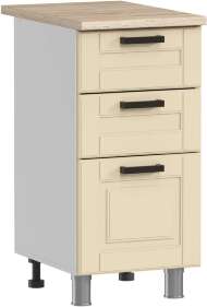 МК Аленушка Н3Я 400 Астра Крем,скоба черный (со столешницей) МК Аленушка Н3Я 400 Астра Крем,скоба черный (со столешницей)