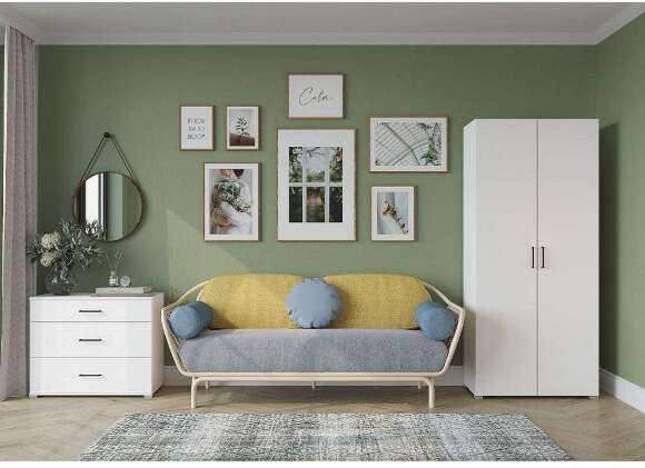 Спальня Victor. Комплект 2, белый Спальня Victor. Комплект 2, белый