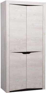 33.03 Лючия шкаф для одежды 2-х дв. бетон/венге