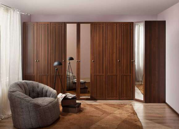 Шкаф для белья Sherlock 61 Глазов (левый) Орех шоколадный Шкаф для белья Sherlock 61 Глазов (левый) Орех шоколадный