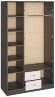 Шкаф трехстворчатый Ронда ШК-3 (Интерьер Центр) Венге
