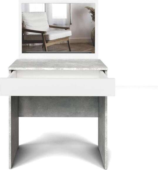 Туалетный столик Лестер Ателье светлое / Белый