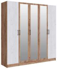 Шкаф Вегас 2000 (ТЭКС) Крафт табачный / Крафт белый