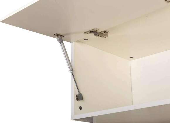 Ливерпуль Шкаф навесной Белый/Ясень ваниль