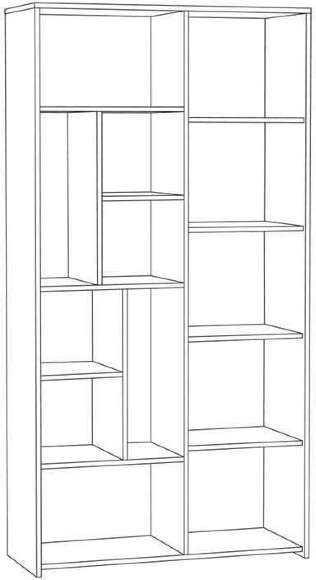Трувор шкаф-стеллаж 13.206 Дуб Гранж Песочный/Интра Трувор шкаф-стеллаж 13.206 Дуб Гранж Песочный/Интра