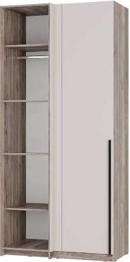 Шкаф угловой Урбан ШКУ-06, Дуб смоки, Кашемир