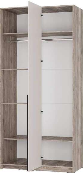 Шкаф угловой Урбан ШКУ-06, Дуб смоки, Кашемир