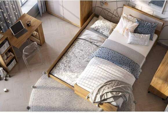 Кровать с основанием лайт и ящиком Тоскана 90х200