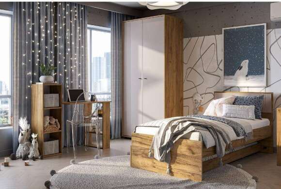 Кровать с основанием лайт и ящиком Тоскана 90х200