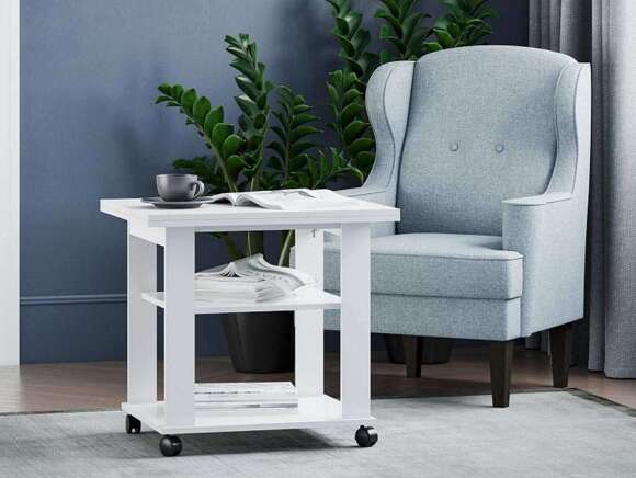 НМ 011.67 Стол журнальный Консул 2-01 Белый НМ 011.67 Стол журнальный Консул 2-01 Белый