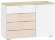НМ 041.39 комод Банни белый/дуб сонома/бисквит НМ 041.39 комод Банни белый/дуб сонома/бисквит