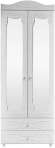 Шкаф 2-х дверный с зеркалами и ящиками (гл.560) Италия ИТ-50 белое дерево Шкаф 2-х дверный с зеркалами и ящиками (гл.560) Италия ИТ-50 белое дерево
