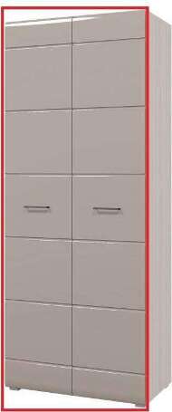 Фасад шкафа двухстворчатого Ненси, капучино Фасад шкафа двухстворчатого Ненси, капучино