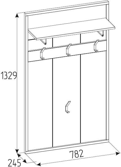 Вешалка Nature 76 Глазов-мебель