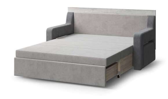 Диван 3в1 со столом Смарт-2 (MLK) Темно-серый