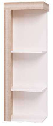 Полка навесная Люмен 07 Ижмебель (Дуб Сакраменто)