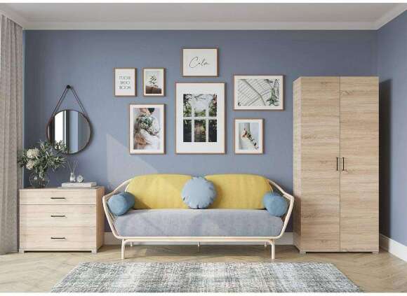 Спальня Victor. Комплект 2, дуб сонома