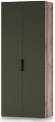 Харди шкаф двухдверный глухой Дуб Делано Темный / Зеленый Харди шкаф двухдверный глухой Дуб Делано Темный / Зеленый