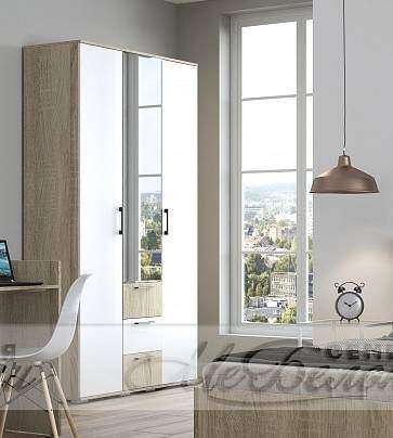 Шкаф трехстворчатый ШК-14 Белладжио Семья Мебелони (БТС) Шкаф трехстворчатый ШК-14 Белладжио Семья Мебелони (БТС)