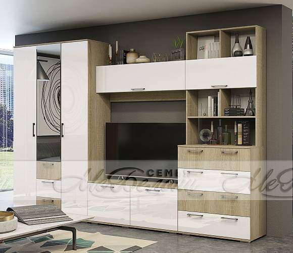 Шкаф трехстворчатый ШК-14 Белладжио Семья Мебелони (БТС) Шкаф трехстворчатый ШК-14 Белладжио Семья Мебелони (БТС)