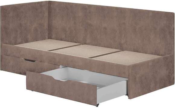 Кровать Лео КР-49, Белый, Маренго Кровать Лео КР-49, Белый, Маренго