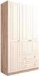 Богуслава М8 шкаф 3-х дверный дуб Баррик/крем Богуслава М8 шкаф 3-х дверный дуб Баррик/крем