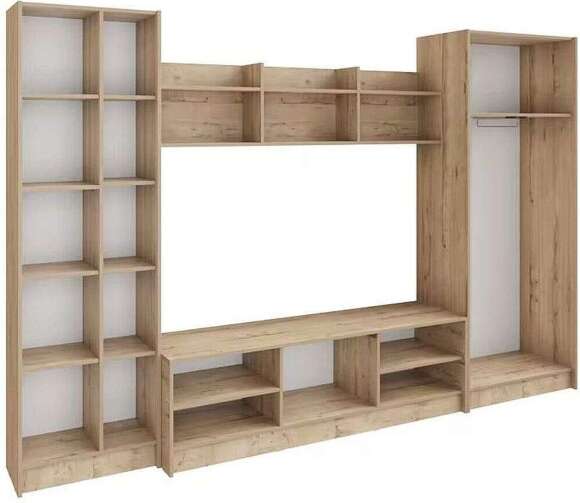 Стенка-горка Виктория Дуб ирландский/Белый