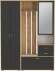 Прихожая модульная Антре 1 Дуб золотой / Диамант серый Прихожая модульная Антре 1 Дуб золотой / Диамант серый